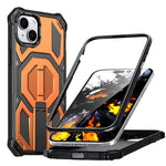 เคสโทรศัพท์กันกระแทกแม่เหล็กที่ซ่อนที่ยึดโลหะ สำหรับ iPhone 15 Pro Max, สำหรับ iPhone 15 Pro, สำหรับ iPhone 15 Plus / 14 Plus, สำหรับ iPhone 15, สำหรับ iPhone 14 / 13, สำหรับ iPhone 14 Pro, สำหรับ iPhone 14 Pro Max, สำหรับ iPhone 13 Pro Max