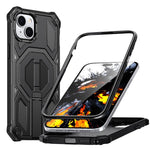 เคสโทรศัพท์กันกระแทกแม่เหล็กที่ซ่อนที่ยึดโลหะ สำหรับ iPhone 15 Pro Max, สำหรับ iPhone 15 Pro, สำหรับ iPhone 15 Plus / 14 Plus, สำหรับ iPhone 15, สำหรับ iPhone 14 / 13, สำหรับ iPhone 14 Pro, สำหรับ iPhone 14 Pro Max, สำหรับ iPhone 13 Pro Max