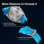 นาฬิกา NORTH EDGE TRITON-TI โลหะผสมไทเทเนียม ชาร์จพลังงานแสงอาทิตย์ นาฬิกาดำน้ำมืออาชีพกลางแจ้ง