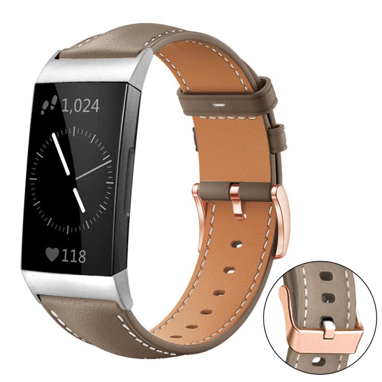 xDfind Rose Gold Buckle Black Shark Fine Grain Vegan Leather Watch Band, For Fitbit Charge 6 / 5, For Fitbit Versa 4 / 3 / Sense2 / 1, For Fitbit Versa 2/Versa/Versa Lite/Blaze, For Fitbit Charge 4 / 3