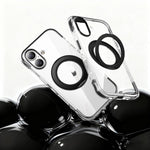 Vacuum Airbag TPU + Acrylic 360 Rotating Bracket Magnetic Shockproof Phone Case, For iPhone 17 Pro Max, For iPhone 17 Pro, For iPhone 17