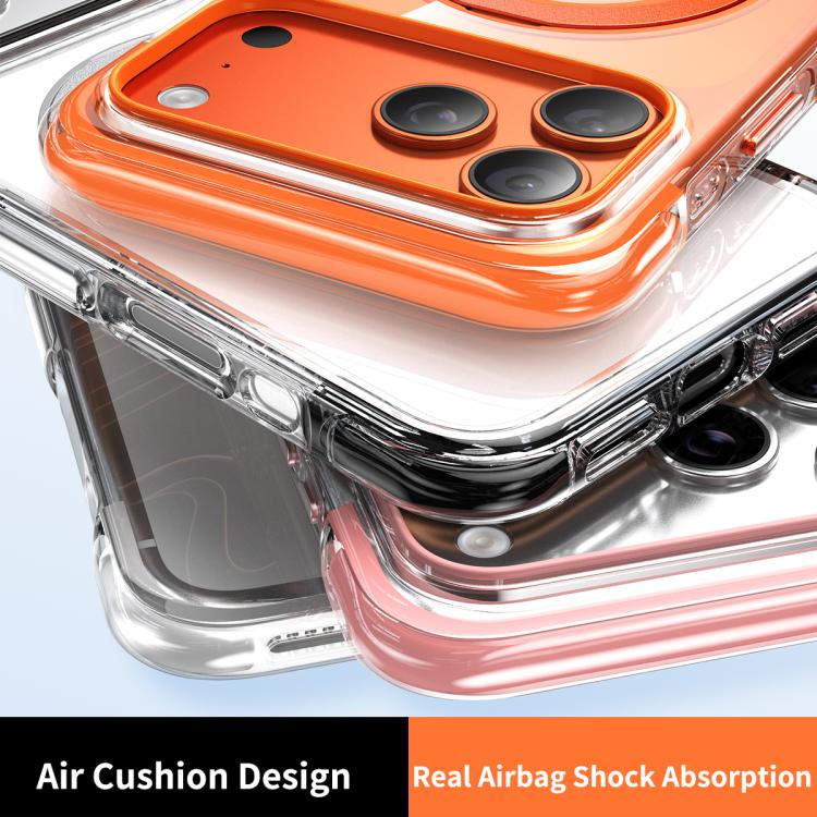 Vacuum Airbag TPU + Acrylic 360 Rotating Bracket Magnetic Shockproof Phone Case, For iPhone 17 Pro Max, For iPhone 17 Pro, For iPhone 17