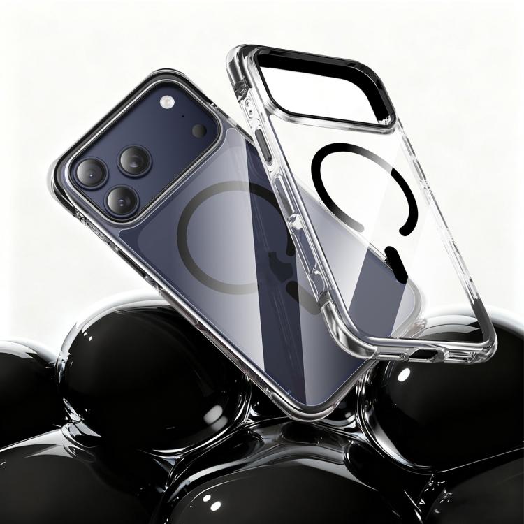 เคสโทรศัพท์กันกระแทกแม่เหล็ก TPU + อะคริลิกถุงลมนิรภัยสุญญากาศ สำหรับ iPhone 17 Pro Max, สำหรับ iPhone 17 Pro, สำหรับ iPhone 17