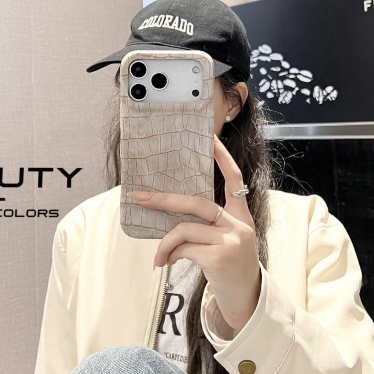 เคสโทรศัพท์หนังวีแกนกันกระแทกลายจระเข้วินเทจ สำหรับ iPhone 17 Pro Max, สำหรับ iPhone 17 Pro