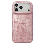 เคสโทรศัพท์หนังวีแกนกันกระแทกลายจระเข้วินเทจ สำหรับ iPhone 17 Pro Max, สำหรับ iPhone 17 Pro