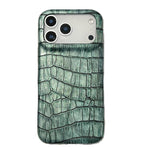 เคสโทรศัพท์หนังวีแกนกันกระแทกลายจระเข้วินเทจ สำหรับ iPhone 17 Pro Max, สำหรับ iPhone 17 Pro