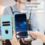 เคสโทรศัพท์หนังวีแกนแม่เหล็กลายดอกทิวลิปผีเสื้อ สำหรับ iPhone 17e / 16e, สำหรับ iPhone 17 Pro Max, สำหรับ iPhone 17 Pro, สำหรับ iPhone 17
