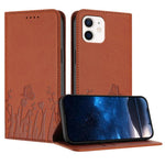 Tulips Butterfly Pattern Magnetic Vegan Leather Phone Case, For iPhone 12 mini, For iPhone 11 Pro Max, For iPhone 11, For iPhone 11 Pro