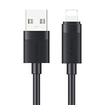 USAMS SJ778 สายชาร์จข้อมูล USB เป็น 8pin 2.4A ชาร์จเร็ว, USB เป็น 8pin