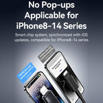 USAMS SJ778 สายชาร์จข้อมูล USB เป็น 8pin 2.4A ชาร์จเร็ว, USB เป็น 8pin