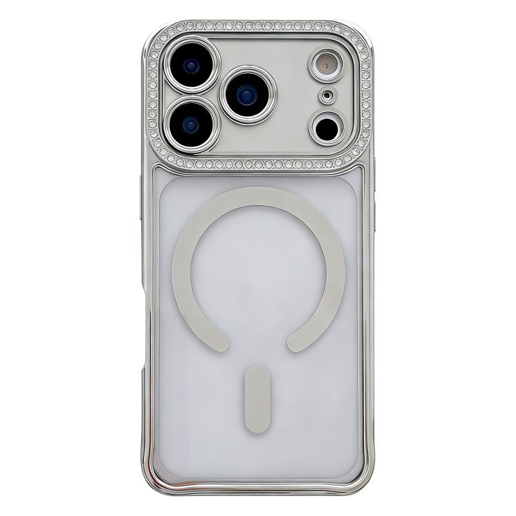 เคสโทรศัพท์แม่เหล็กอะคริลิคใสประดับเพชร สำหรับ iPhone 17 Pro Max, สำหรับ iPhone 17 Pro, สำหรับ iPhone 17, สำหรับ iPhone Air, สำหรับ iPhone 16 Pro Max, สำหรับ iPhone 16 Pro, สำหรับ iPhone 16 Plus, สำหรับ iPhone 16, สำหรับ iPhone 15 Pro Max