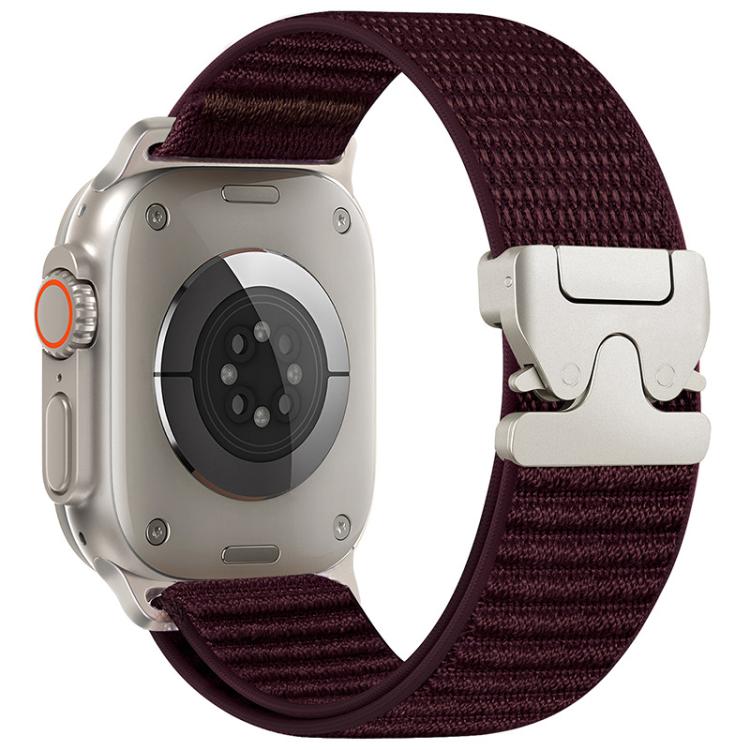สายรัดนาฬิกาไนลอนลายภูเขาพร้อมหัวเข็มขัด xDfind Parachute สำหรับ Apple Watch 42 / 44 / 45 / 46 / 49mm, สำหรับ Apple Watch 38 / 40 / 41 / S10 42mm