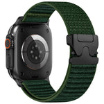 สายรัดนาฬิกาไนลอนลายภูเขาพร้อมหัวเข็มขัด xDfind Parachute สำหรับ Apple Watch 42 / 44 / 45 / 46 / 49mm, สำหรับ Apple Watch 38 / 40 / 41 / S10 42mm