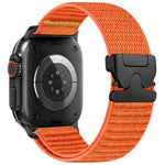 สายรัดนาฬิกาไนลอนลายภูเขาพร้อมหัวเข็มขัด xDfind Parachute สำหรับ Apple Watch 42 / 44 / 45 / 46 / 49mm, สำหรับ Apple Watch 38 / 40 / 41 / S10 42mm