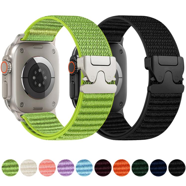 สายรัดนาฬิกาไนลอนลายภูเขาพร้อมหัวเข็มขัด xDfind Parachute สำหรับ Apple Watch 42 / 44 / 45 / 46 / 49mm, สำหรับ Apple Watch 38 / 40 / 41 / S10 42mm