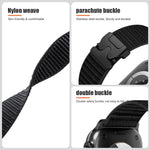 สายรัดนาฬิกาไนลอนลายภูเขาพร้อมหัวเข็มขัด xDfind Parachute สำหรับ Apple Watch 42 / 44 / 45 / 46 / 49mm, สำหรับ Apple Watch 38 / 40 / 41 / S10 42mm