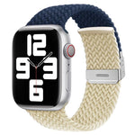 สายรัดนาฬิกาไนลอนถักเย็บพร้อมหัวเข็มขัด xDfind สำหรับ Apple Watch 42 / 44 / 45 / 46 / 49mm, สำหรับ Apple Watch 38 / 40 / 41 / S10 42mm