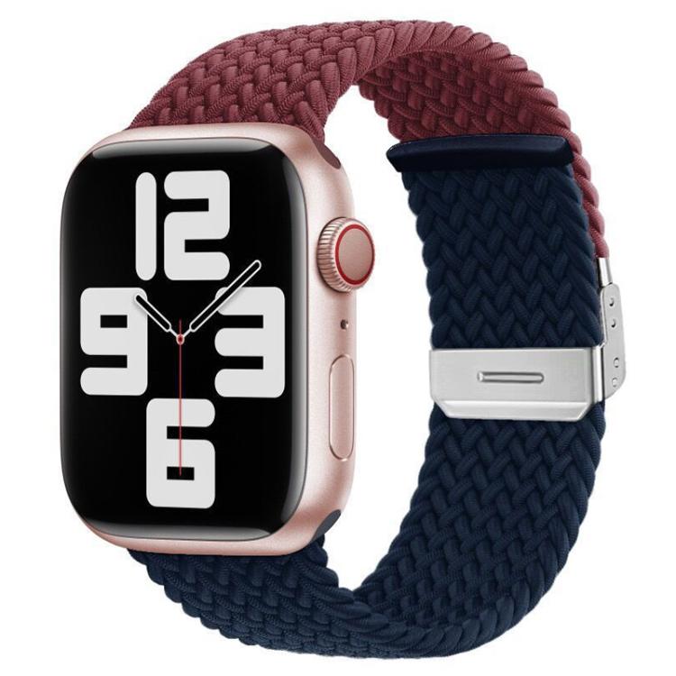 สายรัดนาฬิกาไนลอนถักเย็บพร้อมหัวเข็มขัด xDfind สำหรับ Apple Watch 42 / 44 / 45 / 46 / 49mm, สำหรับ Apple Watch 38 / 40 / 41 / S10 42mm