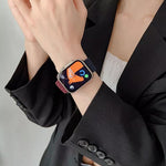 สายรัดนาฬิกาไนลอนถักเย็บพร้อมหัวเข็มขัด xDfind สำหรับ Apple Watch 42 / 44 / 45 / 46 / 49mm, สำหรับ Apple Watch 38 / 40 / 41 / S10 42mm