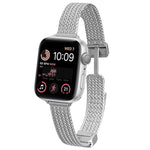 สายรัดนาฬิกา xDfind Wheat Ear Magnetic Buckle สแตนเลส สำหรับ Apple Watch 42 / 44 / 45 / 46 / 49 มม., สำหรับ Apple Watch 38 / 40 / 41 / S10 42 มม.