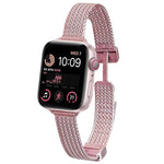 สายรัดนาฬิกา xDfind Wheat Ear Magnetic Buckle สแตนเลส สำหรับ Apple Watch 42 / 44 / 45 / 46 / 49 มม., สำหรับ Apple Watch 38 / 40 / 41 / S10 42 มม.