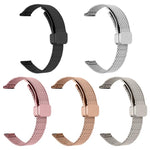 สายรัดนาฬิกา xDfind Wheat Ear Magnetic Buckle สแตนเลส สำหรับ Apple Watch 42 / 44 / 45 / 46 / 49 มม., สำหรับ Apple Watch 38 / 40 / 41 / S10 42 มม.