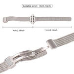 สายรัดนาฬิกา xDfind Wheat Ear Magnetic Buckle สแตนเลส สำหรับ Apple Watch 42 / 44 / 45 / 46 / 49 มม., สำหรับ Apple Watch 38 / 40 / 41 / S10 42 มม.