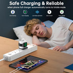 XL-16 ที่ชาร์จมัลติฟังก์ชัน 3 in 1 20W USB + Type-C สำหรับ Apple Watch พร้อมฟังก์ชันชาร์จไร้สาย, ปลั๊ก: ปลั๊ก US