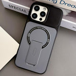 เคสโทรศัพท์แม่เหล็ก TPU ผสม PC สัมผัสเหมือนผิวหนังพร้อมขาตั้ง สำหรับ iPhone 15, สำหรับ iPhone 14, สำหรับ iPhone 14 Pro, สำหรับ iPhone 14 Pro Max, สำหรับ iPhone 13 Pro Max, สำหรับ iPhone 13 Pro, สำหรับ iPhone 13