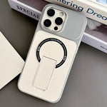 เคสโทรศัพท์แม่เหล็ก TPU ผสม PC สัมผัสเหมือนผิวหนังพร้อมขาตั้ง สำหรับ iPhone 15, สำหรับ iPhone 14, สำหรับ iPhone 14 Pro, สำหรับ iPhone 14 Pro Max, สำหรับ iPhone 13 Pro Max, สำหรับ iPhone 13 Pro, สำหรับ iPhone 13