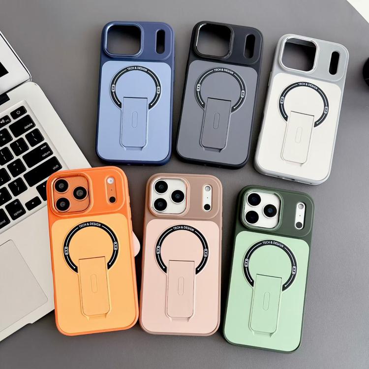 เคสโทรศัพท์แม่เหล็ก TPU ผสม PC สัมผัสเหมือนผิวหนังพร้อมขาตั้ง สำหรับ iPhone 15, สำหรับ iPhone 14, สำหรับ iPhone 14 Pro, สำหรับ iPhone 14 Pro Max, สำหรับ iPhone 13 Pro Max, สำหรับ iPhone 13 Pro, สำหรับ iPhone 13