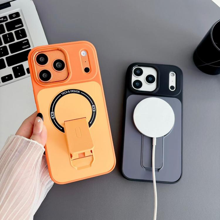 เคสโทรศัพท์แม่เหล็ก TPU ผสม PC สัมผัสเหมือนผิวหนังพร้อมขาตั้ง สำหรับ iPhone 17 Pro Max, สำหรับ iPhone 17 Pro, สำหรับ iPhone 17, สำหรับ iPhone 16 Pro Max, สำหรับ iPhone 16 Pro, สำหรับ iPhone 16, สำหรับ iPhone 15 Pro Max, สำหรับ iPhone 15 Pro