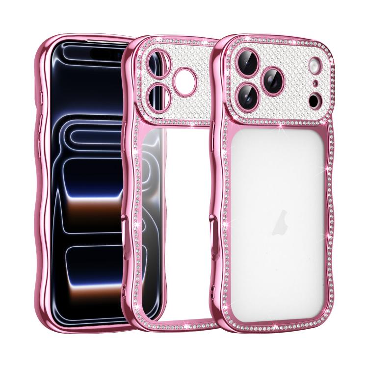เคสโทรศัพท์ TPU ชุบอิเล็กโทรไพล์ลายดาวบิดเกลียวกันกระแทก สำหรับ iPhone 17 Pro Max, สำหรับ iPhone 17 Pro, สำหรับ iPhone 17, สำหรับ iPhone 16 Pro Max, สำหรับ iPhone 16 Pro, สำหรับ iPhone 16