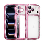 เคสโทรศัพท์ TPU ชุบอิเล็กโทรไพล์ลายดาวบิดเกลียวกันกระแทก สำหรับ iPhone 17 Pro Max, สำหรับ iPhone 17 Pro, สำหรับ iPhone 17, สำหรับ iPhone 16 Pro Max, สำหรับ iPhone 16 Pro, สำหรับ iPhone 16