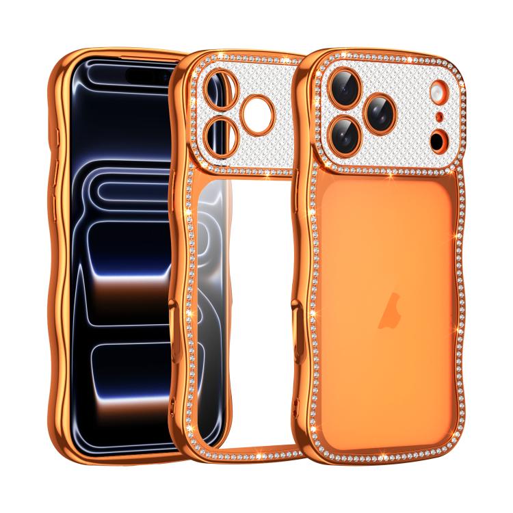 เคสโทรศัพท์ TPU ชุบอิเล็กโทรไพล์ลายดาวบิดเกลียวกันกระแทก สำหรับ iPhone 17 Pro Max, สำหรับ iPhone 17 Pro, สำหรับ iPhone 17, สำหรับ iPhone 16 Pro Max, สำหรับ iPhone 16 Pro, สำหรับ iPhone 16