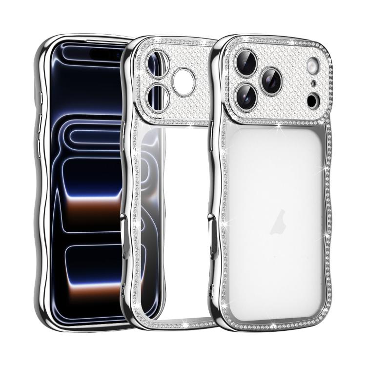 เคสโทรศัพท์ TPU ชุบอิเล็กโทรไพล์ลายดาวบิดเกลียวกันกระแทก สำหรับ iPhone 17 Pro Max, สำหรับ iPhone 17 Pro, สำหรับ iPhone 17, สำหรับ iPhone 16 Pro Max, สำหรับ iPhone 16 Pro, สำหรับ iPhone 16