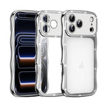เคสโทรศัพท์ TPU ชุบอิเล็กโทรไพล์ลายดาวบิดเกลียวกันกระแทก สำหรับ iPhone 17 Pro Max, สำหรับ iPhone 17 Pro, สำหรับ iPhone 17, สำหรับ iPhone 16 Pro Max, สำหรับ iPhone 16 Pro, สำหรับ iPhone 16