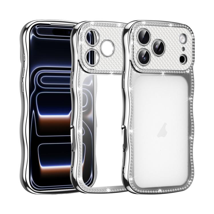 เคสโทรศัพท์ TPU ชุบอิเล็กโทรไพล์ลายดาวบิดเกลียวกันกระแทก สำหรับ iPhone 17 Pro Max, สำหรับ iPhone 17 Pro, สำหรับ iPhone 17, สำหรับ iPhone 16 Pro Max, สำหรับ iPhone 16 Pro, สำหรับ iPhone 16