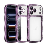 เคสโทรศัพท์ TPU ชุบอิเล็กโทรไพล์ลายดาวบิดเกลียวกันกระแทก สำหรับ iPhone 17 Pro Max, สำหรับ iPhone 17 Pro, สำหรับ iPhone 17, สำหรับ iPhone 16 Pro Max, สำหรับ iPhone 16 Pro, สำหรับ iPhone 16