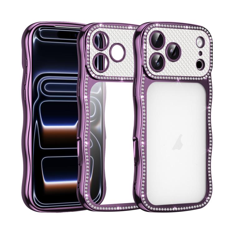 เคสโทรศัพท์ TPU ชุบอิเล็กโทรไพล์ลายดาวบิดเกลียวกันกระแทก สำหรับ iPhone 17 Pro Max, สำหรับ iPhone 17 Pro, สำหรับ iPhone 17, สำหรับ iPhone 16 Pro Max, สำหรับ iPhone 16 Pro, สำหรับ iPhone 16