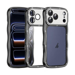 เคสโทรศัพท์ TPU ชุบอิเล็กโทรไพล์ลายดาวบิดเกลียวกันกระแทก สำหรับ iPhone 17 Pro Max, สำหรับ iPhone 17 Pro, สำหรับ iPhone 17, สำหรับ iPhone 16 Pro Max, สำหรับ iPhone 16 Pro, สำหรับ iPhone 16