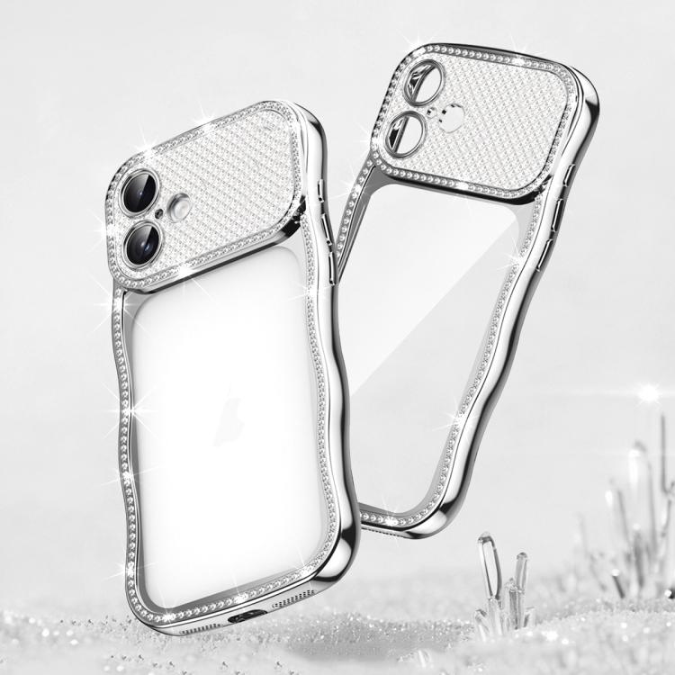 เคสโทรศัพท์ TPU ชุบอิเล็กโทรไพล์ลายดาวบิดเกลียวกันกระแทก สำหรับ iPhone 17 Pro Max, สำหรับ iPhone 17 Pro, สำหรับ iPhone 17, สำหรับ iPhone 16 Pro Max, สำหรับ iPhone 16 Pro, สำหรับ iPhone 16