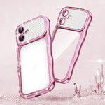 เคสโทรศัพท์ TPU ชุบอิเล็กโทรไพล์ลายดาวบิดเกลียวกันกระแทก สำหรับ iPhone 17 Pro Max, สำหรับ iPhone 17 Pro, สำหรับ iPhone 17, สำหรับ iPhone 16 Pro Max, สำหรับ iPhone 16 Pro, สำหรับ iPhone 16