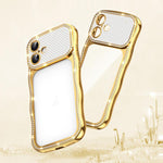 เคสโทรศัพท์ TPU ชุบอิเล็กโทรไพล์ลายดาวบิดเกลียวกันกระแทก สำหรับ iPhone 17 Pro Max, สำหรับ iPhone 17 Pro, สำหรับ iPhone 17, สำหรับ iPhone 16 Pro Max, สำหรับ iPhone 16 Pro, สำหรับ iPhone 16