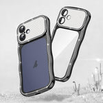 เคสโทรศัพท์ TPU ชุบอิเล็กโทรไพล์ลายดาวบิดเกลียวกันกระแทก สำหรับ iPhone 17 Pro Max, สำหรับ iPhone 17 Pro, สำหรับ iPhone 17, สำหรับ iPhone 16 Pro Max, สำหรับ iPhone 16 Pro, สำหรับ iPhone 16