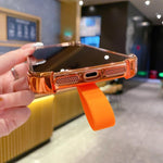 เคสโทรศัพท์ TPU + อะคริลิกแบบแม่เหล็กพร้อมแหวนป้องกันคริสตัล สำหรับ iPhone 13