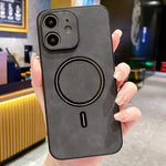 เคสโทรศัพท์แม่เหล็กหนังเทียมลายหนังแกะ สำหรับ iPhone 11, สำหรับ iPhone 11 Pro