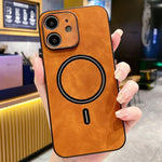 เคสโทรศัพท์แม่เหล็กหนังเทียมลายหนังแกะ สำหรับ iPhone 11, สำหรับ iPhone 11 Pro
