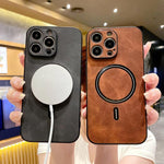 เคสโทรศัพท์แม่เหล็กหนังเทียมลายหนังแกะ สำหรับ iPhone 14 Pro Max, สำหรับ iPhone 13 Pro Max, สำหรับ iPhone 13 Pro, สำหรับ iPhone 13, สำหรับ iPhone 12, สำหรับ iPhone 12 Pro Max, สำหรับ iPhone 12 Pro, สำหรับ iPhone 11 Pro Max