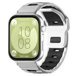 xDfind Flat-head Dual-color Silicone Watch Band, For Huawei Watch Fit4 Pro / Fit4 / Fit3, For Huawei Watch D2